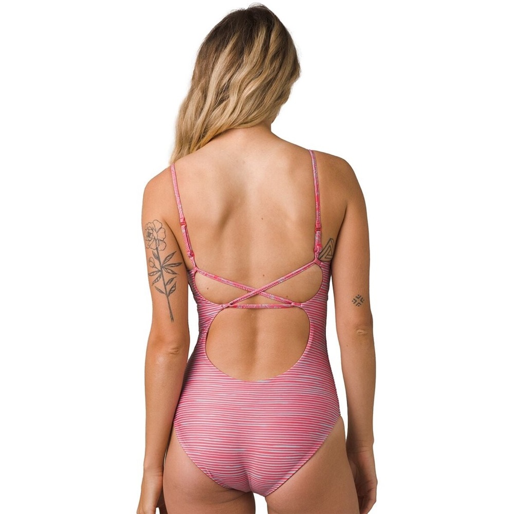 Prana Jess reversible one piece swimsuit bathing suit swimwear Beach summer pink - Picture 3 of 13